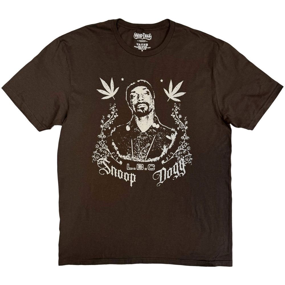 Snoop Dogg - L.B.C. Tshirt Homme - Marron